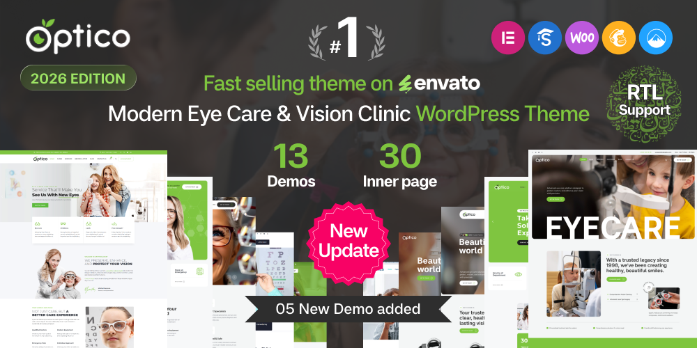 Optico | Optometrist & Eye Care WordPress Theme