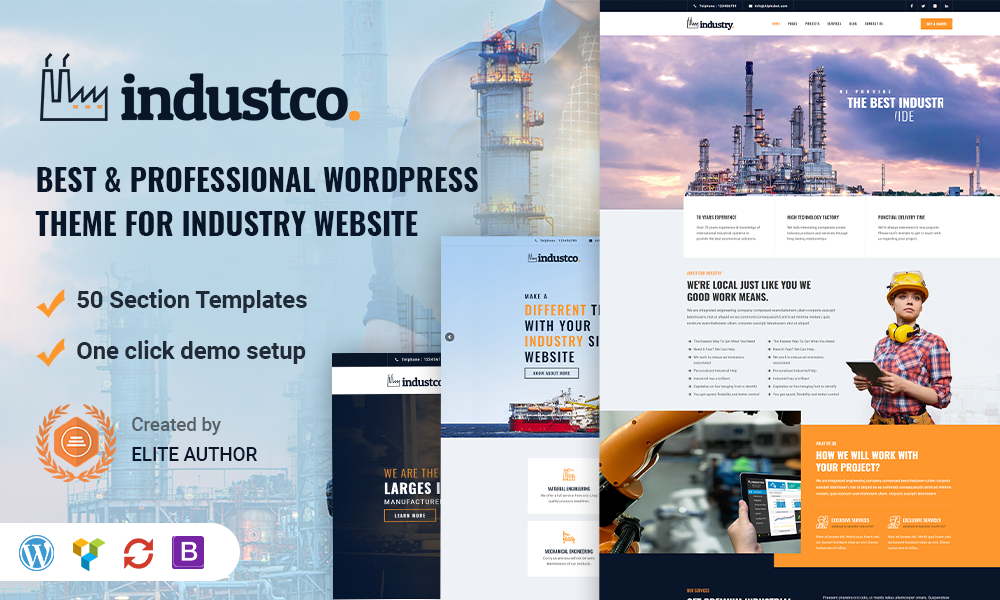 IndustCO | Industry & Factory WordPress Theme