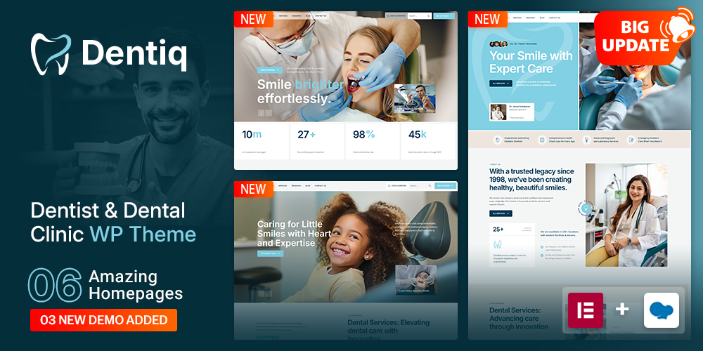 Dentiq – Dental & Medical WordPress Theme