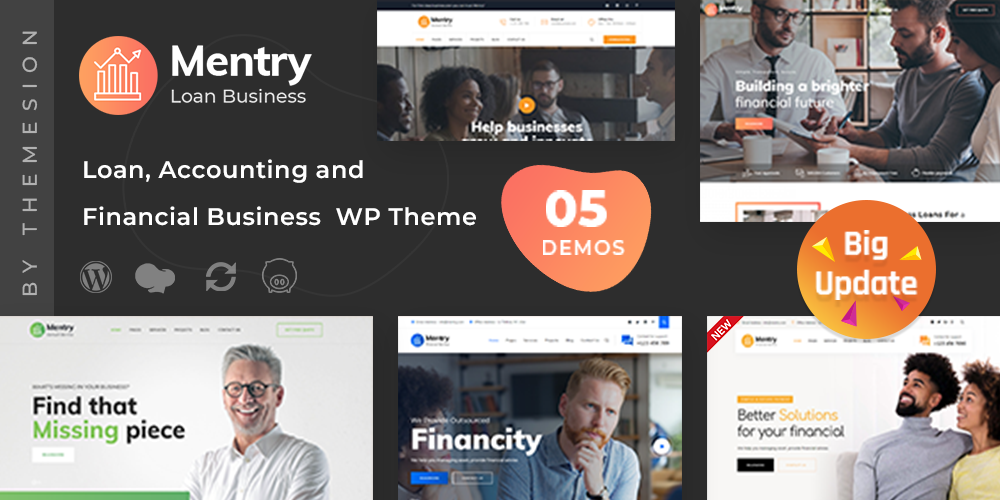Mentry – Loan and Financial WordPress Theme