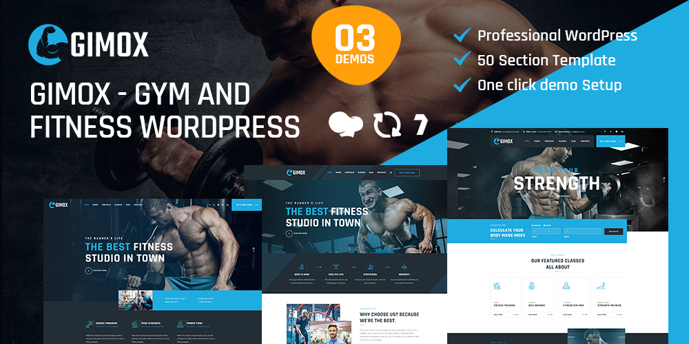 Gimox – Gym and Fitness WordPress Theme
