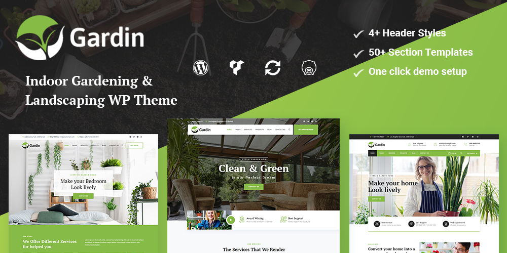 Gardin - Indoor Gardening WordPress Theme