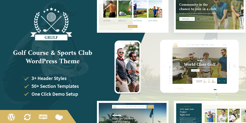 Grulf – Golf Club WordPress Theme