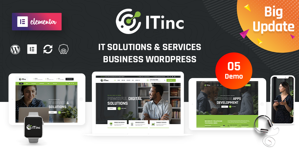 ITInc – Technology & IT Solutions WordPress Theme