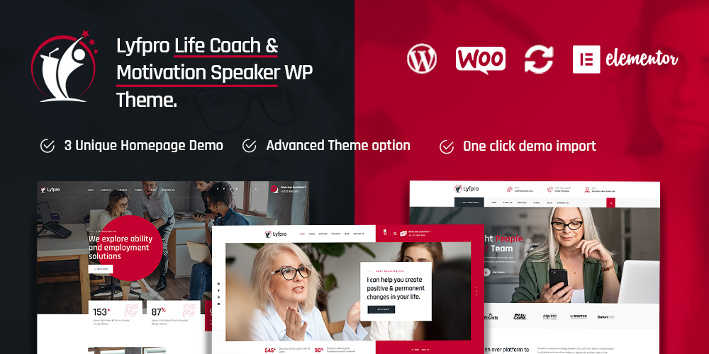 Lyfpro - Life Coach WordPress Theme
