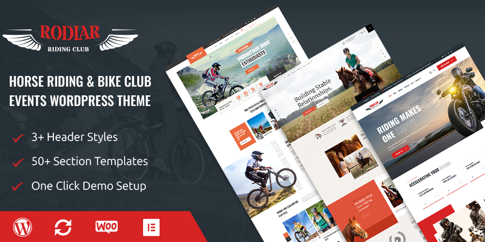 Rodiar - WordPress Theme for Rider's Club