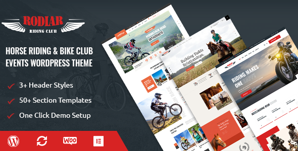 Rodiar – WordPress Theme for Rider’s Club