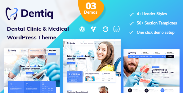 Dentiq – Dental & Medical WordPress Theme