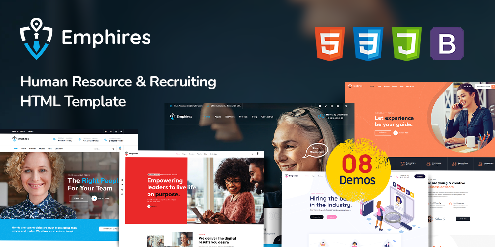Emphires - Human Resources & Recruiting HTML Template