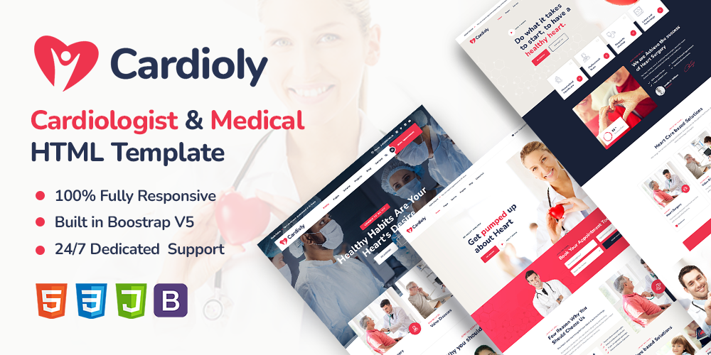 Cardioly | Cardiologist and Medical HTML Template