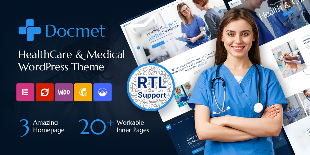 Docmet – HealthCare and Medical WordPress Theme