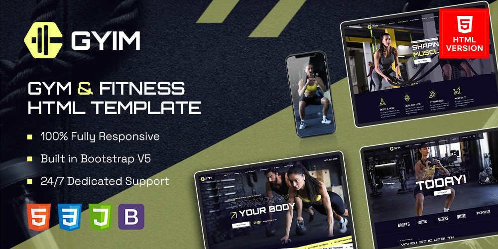 Gyim | Gym and Fitness HTML Template
