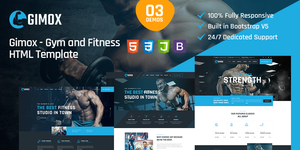 Gimox | Gym and Fitness HTML Template