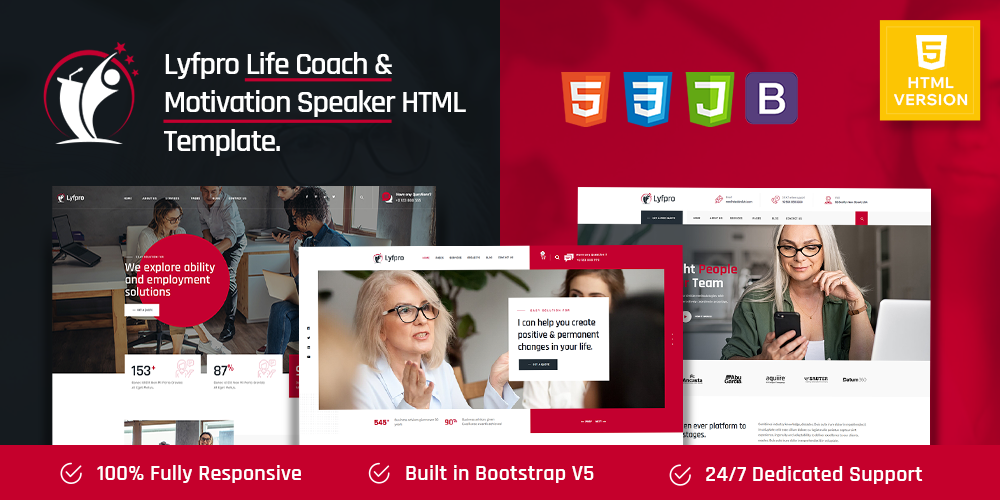 Lyfpro | Life Coach and Motivation Speaker HTML Template