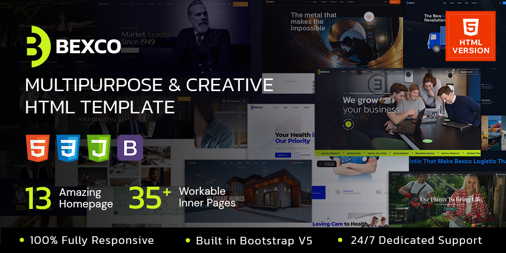 Bexco - Creative Multipurpose HTML Template