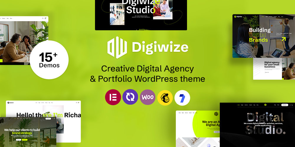 Digiwize - Digital Agency & Creative Portfolio WordPress Theme