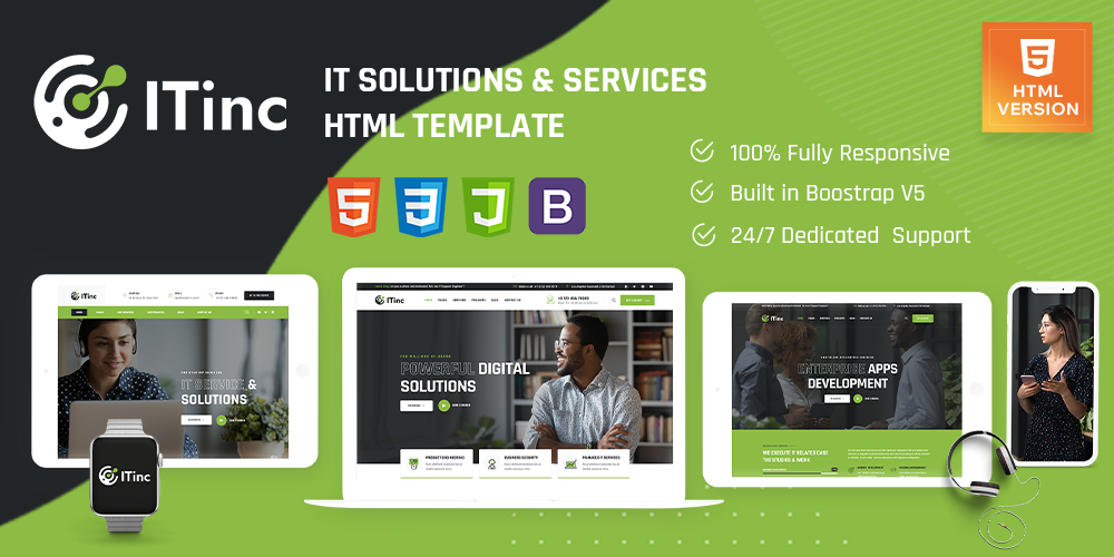 ITinc | Technology & IT Solutions HTML Template