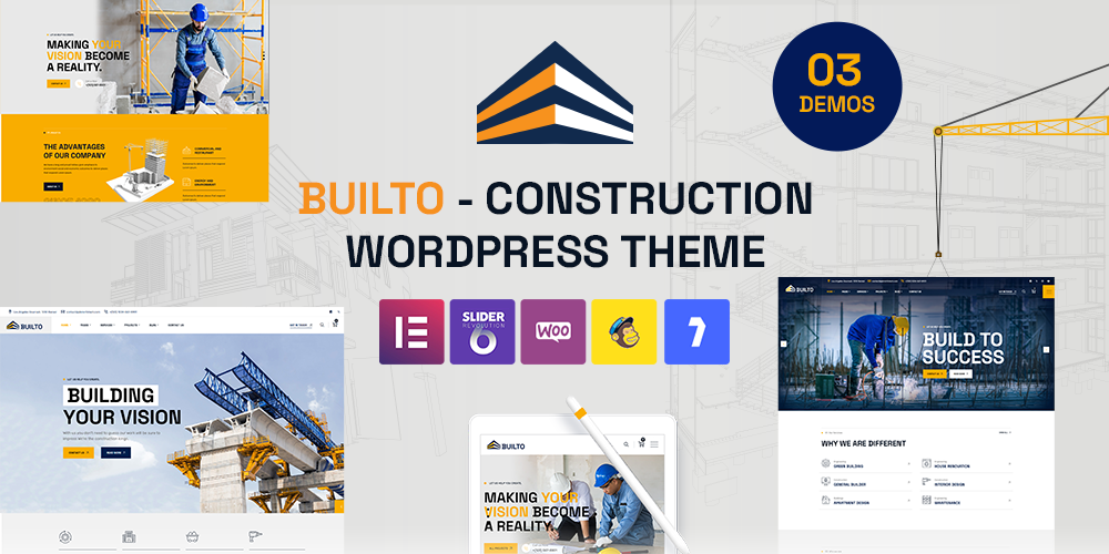Builto - Engineering Construction WordPress Theme