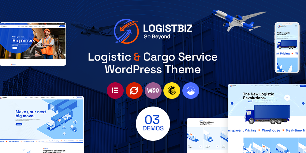 Logistbiz - Logistic and Cargo WordPress Theme