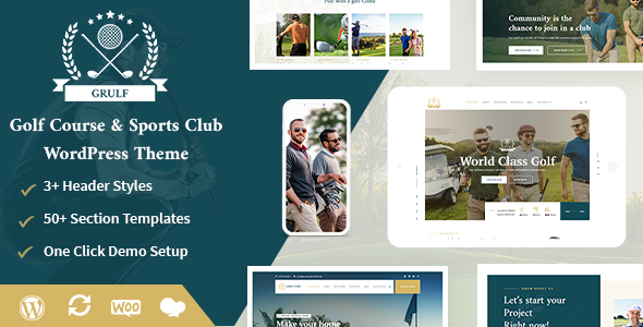 Grulf – Golf Club WordPress Theme