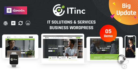 ITInc – Technology & IT Solutions WordPress Theme