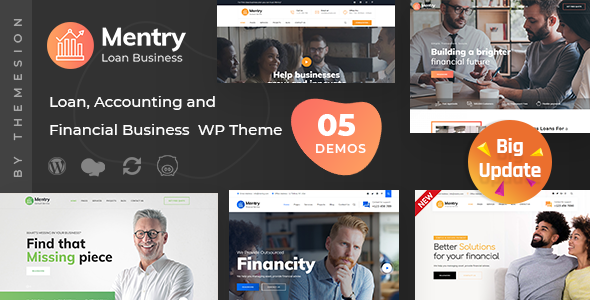 Mentry – Loan and Financial WordPress Theme