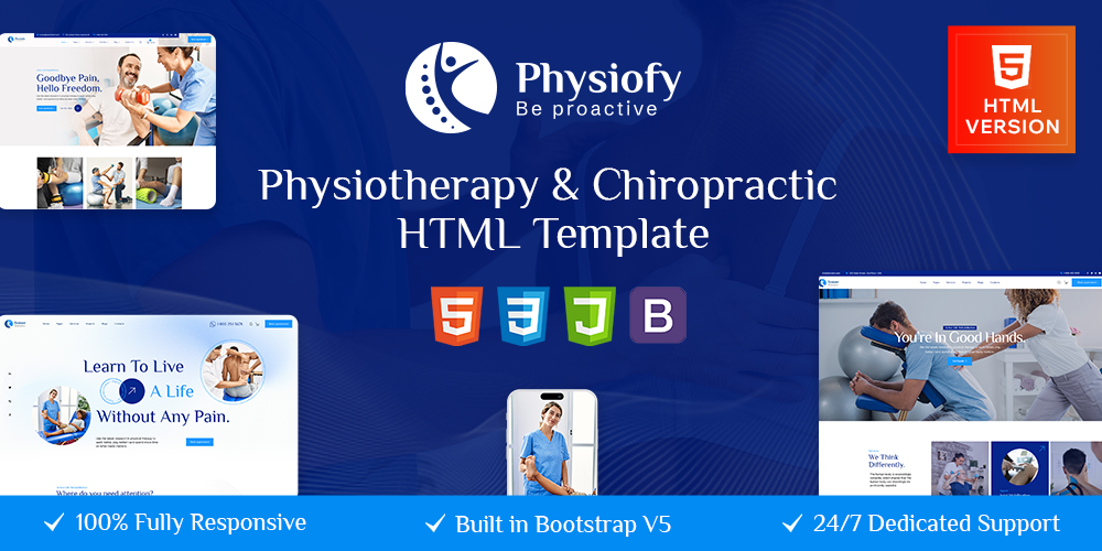 Physiofy | Physiotherapy and Chiropractic HTML Template