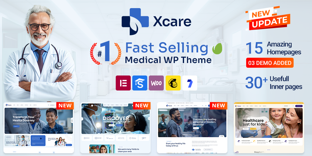 Xcare - Medical and Health Care WordPress Theme
