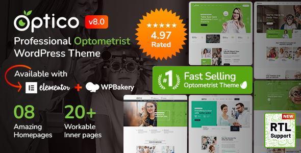 Optico | Optometrist & Eye Care WordPress Theme
