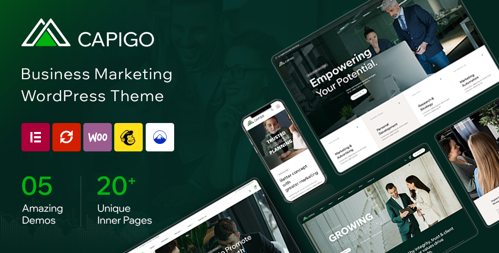Capigo – Business Marketing WordPress Theme