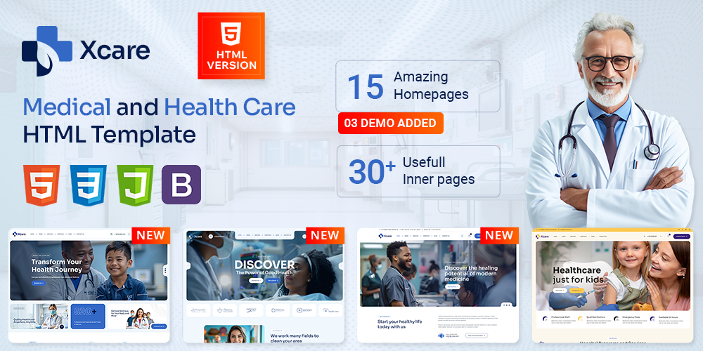 Xcare - Medical and Health Care HTML Template