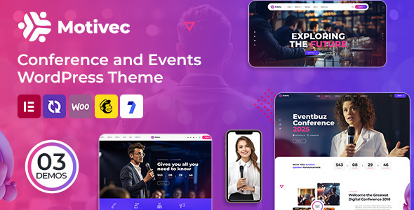 Motivec – Conference and Events WordPress Theme