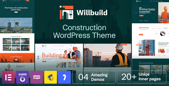 Willbuild – Construction WordPress Theme