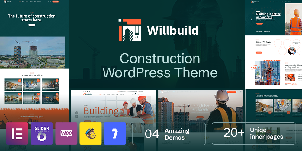 Willbuild - Construction WordPress Theme