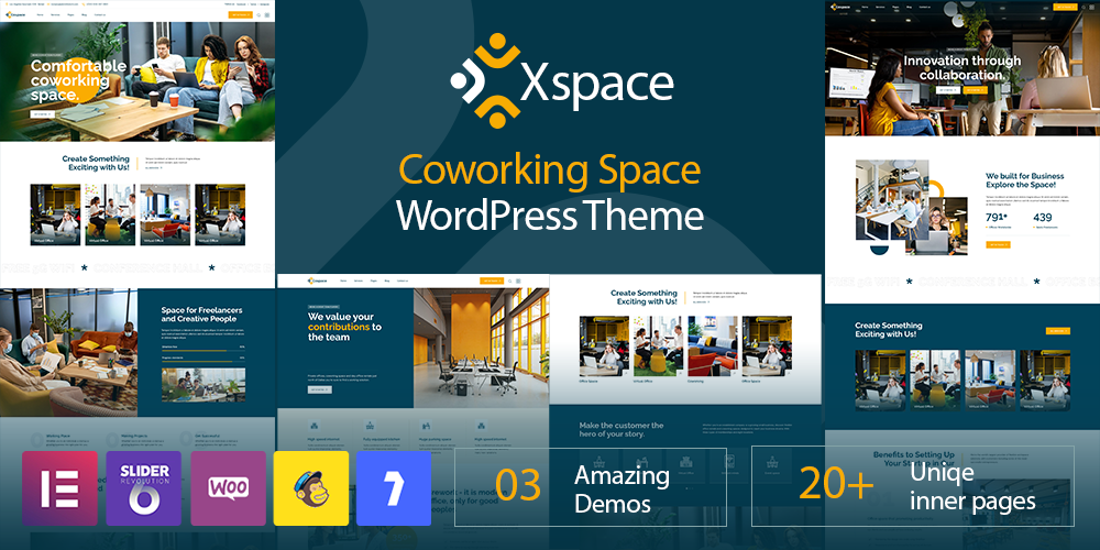Xspace - Coworking Space WordPress Theme