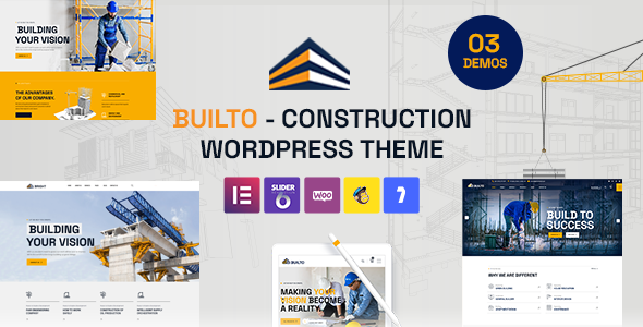 Builto – Engineering Construction WordPress Theme