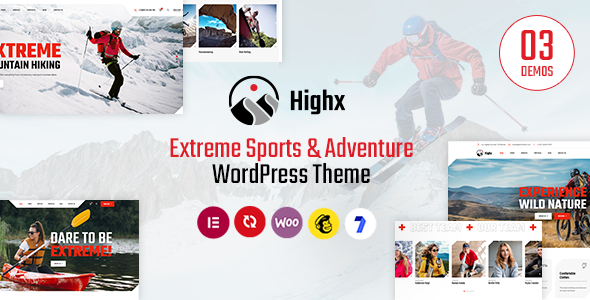 Highx – Extreme Sports and Adventure WordPress Theme