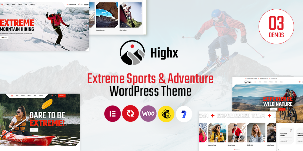 Highx - Extreme Sports and Adventure WordPress Theme