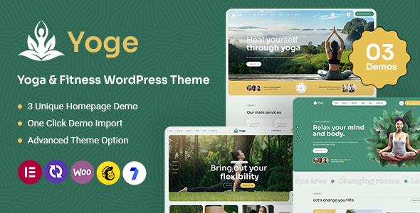 Yoge – Fitness and Yoga WordPress Theme