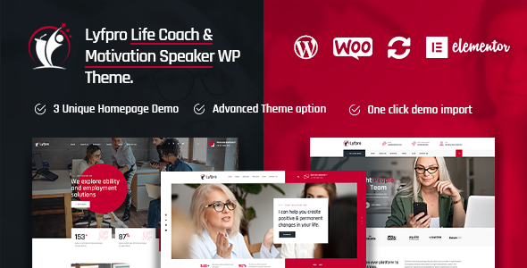 Lyfpro – Life Coach WordPress Theme