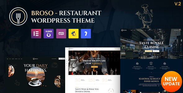 Broso – Restaurants & Cafes WordPress Theme