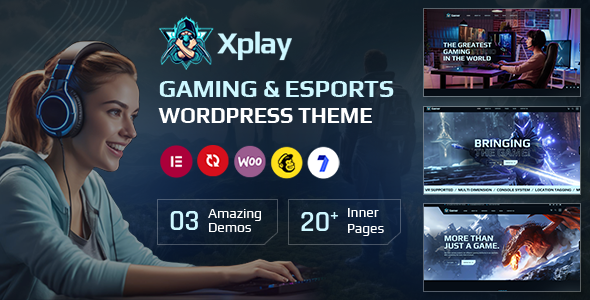 Xplay – Gaming and eSports WordPress Theme