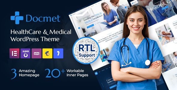 Docmet – HealthCare and Medical WordPress Theme