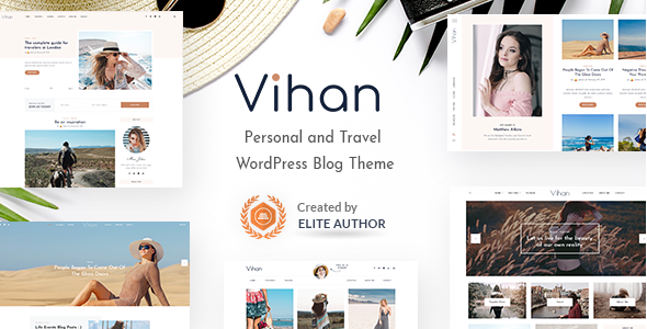 Vihan | Personal & Travel WordPress Blog Theme