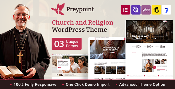 Preypoint – Church and Religion WordPress Theme