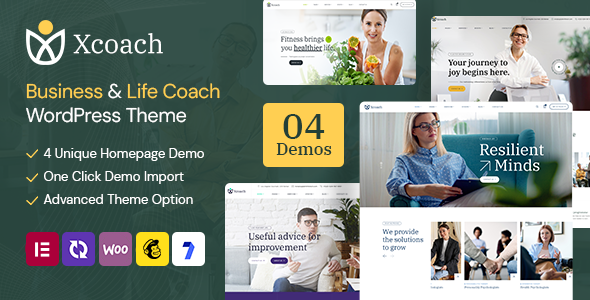 Xcoach – Life And Business Coach WordPress Theme