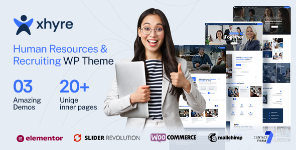 Xhyre – Human Resources & Recruiting WordPress Theme