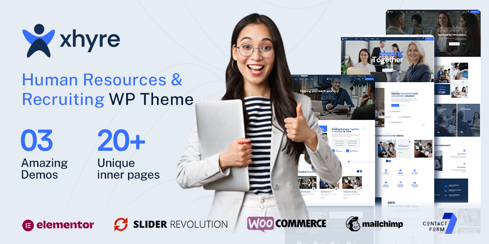 Xhyre - Human Resources & Recruiting WordPress Theme