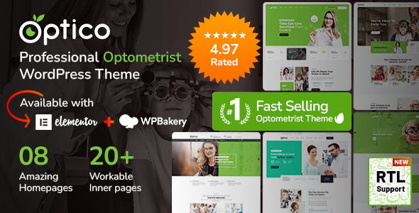 Optico | Optometrist & Eye Care WordPress Theme