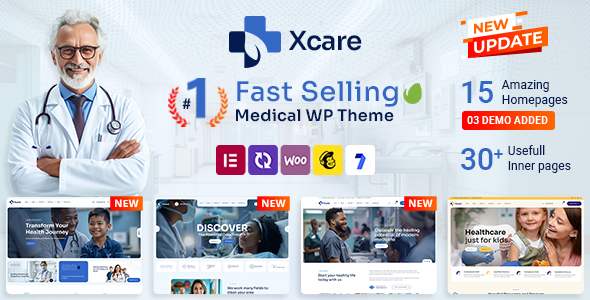 Xcare – Medical and Health Care WordPress Theme